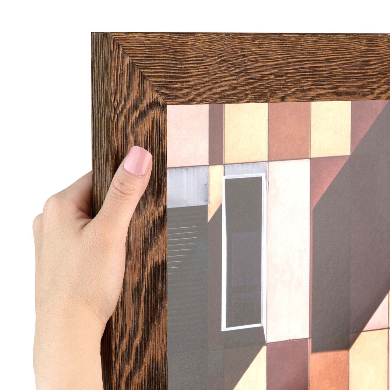 ArtToFrames 16x16 Inch  Picture Frame, This 1.75 Inch Custom Wood Poster Frame is Available in Multiple Colors, Great for Your Art or Photos - Comes with Regular Glass and  Corrugated Backing (A27LS)